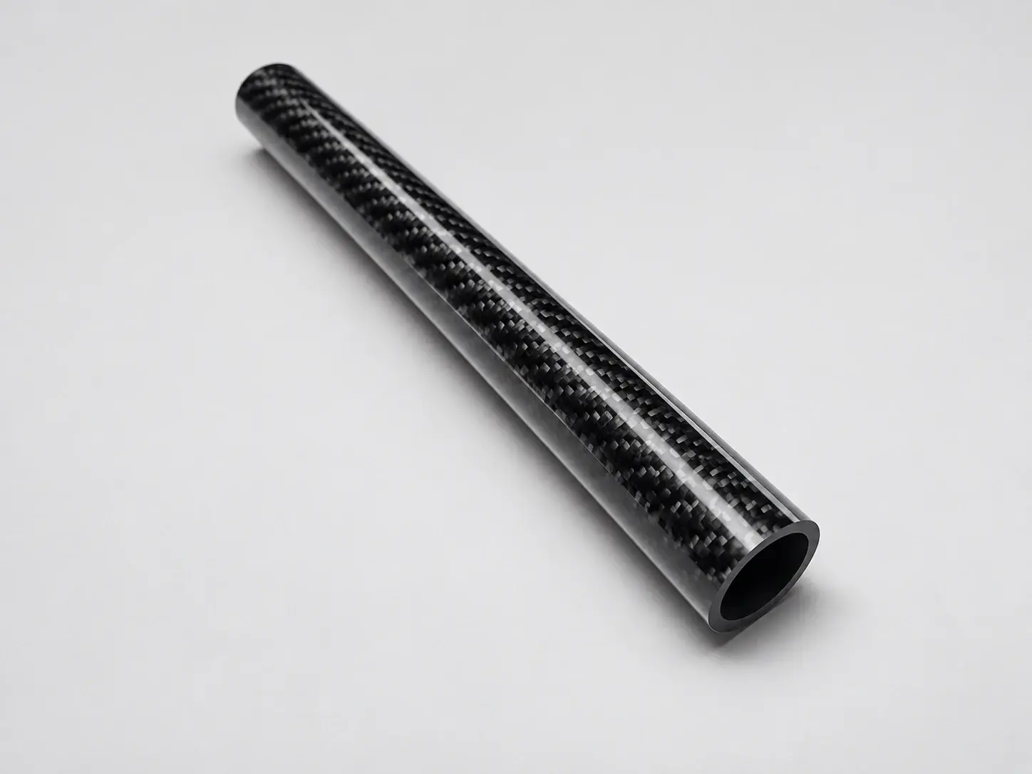 Tubo de Fibra de Carbono OD25mm x ID 19mm x 200mm