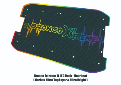 Miniaturbild: Bronco Xtreme | Custom 3D LED E-Scooter Deck Cover | Made to Order