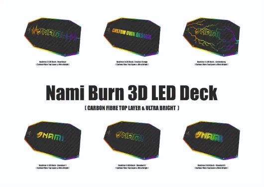Miniaturbild: Nami Burn E Viper | Custom 3D LED E-Scooter Deck Cover | Made To Order