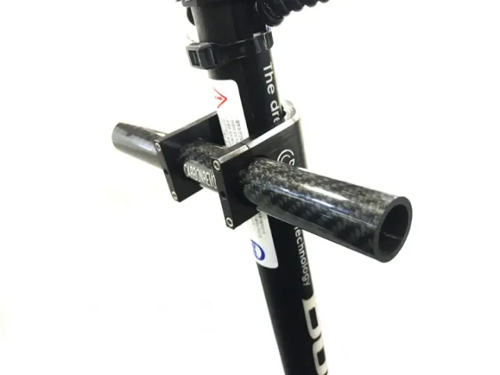 Thumbnail: Dualtron Kiddy Bar | Round Steering Column | Carbon Fibre | For Bags & Lights