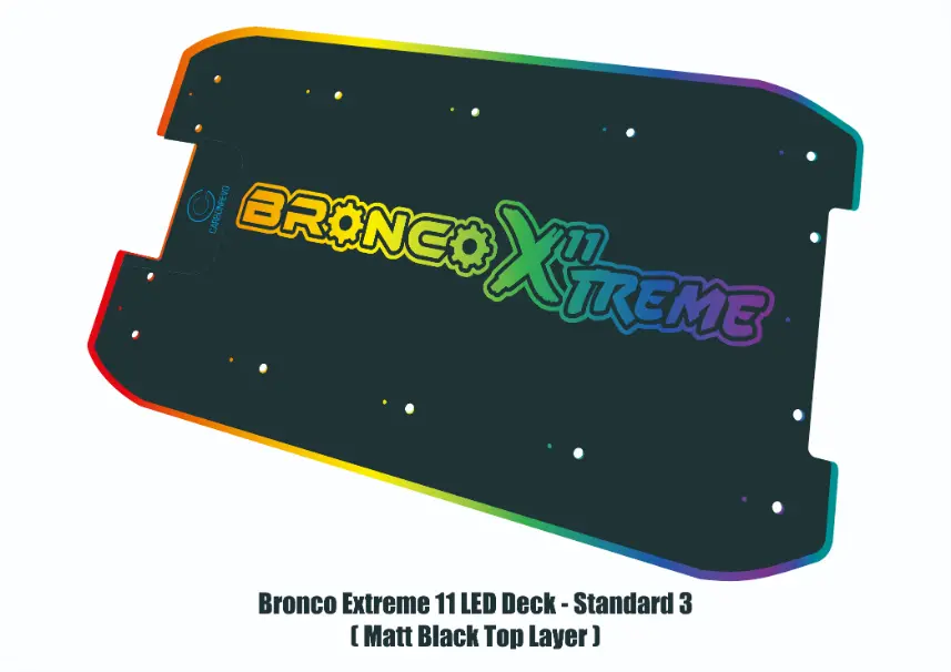 Thumbnail: Bronco Xtreme | Custom 3D LED E-Scooter Deck Cover | Made to Order