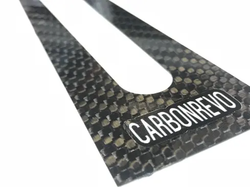 Thumbnail: Carbon Fiber Front Neck Trim | Stick-On Add-On for Dualtron Models