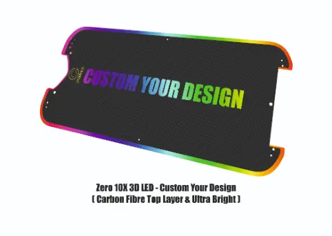 Miniatura: Zero 10X | Custom 3D LED E-Scooter Deck Cover | Made To Order
