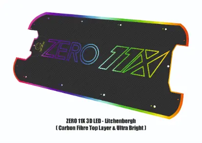 Miniatura: Zero 11X | Custom 3D LED E-Scooter Deck Cover | Made To Order