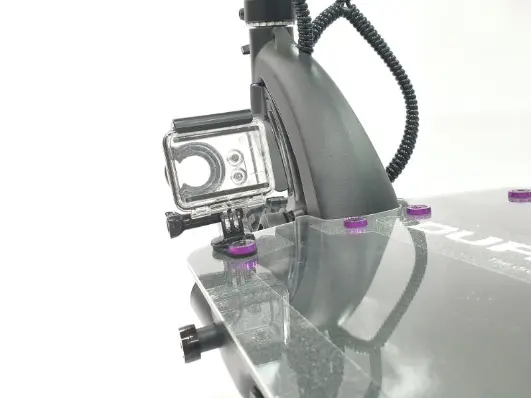Miniatura: Universal GoPro Style Finger Adapter (Slot Mount) with case