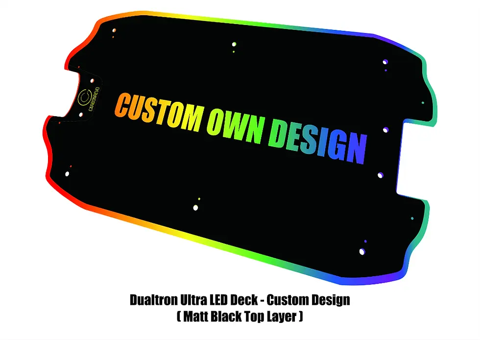 Miniature : Dualtron Ultra | Custom 3D LED E-Scooter Deck Cover | Made to Order