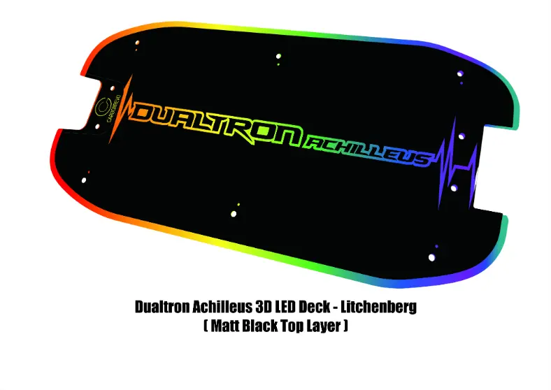 Miniaturbild: Dualtron Achilleus | Custom 3D LED E-Scooter Deck Cover | Made to Order