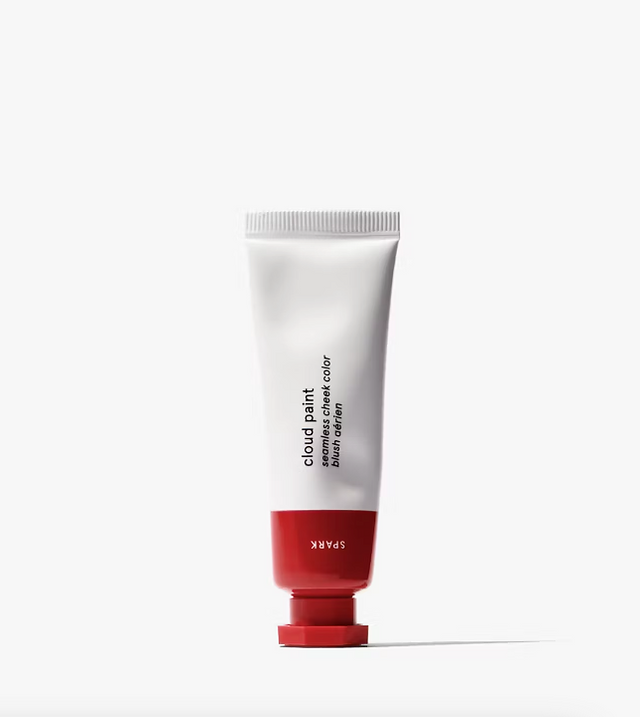 Red blush for deep skin tones