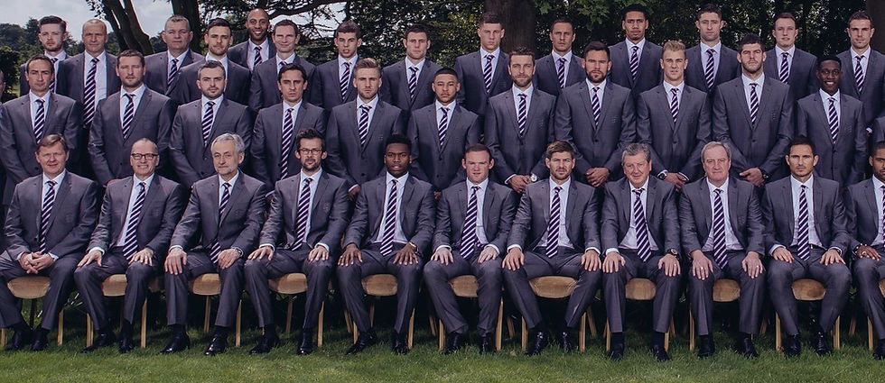 James Collins as part England Squad photo from FIFA World Cup 2014