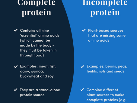 The importance of protein