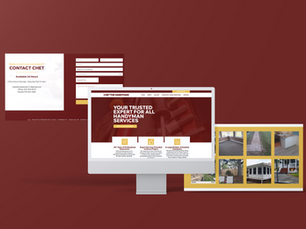 Introducing the New Website for Chet The Handyman: Streamlining Home Repairs for Over 30 Years | DRMR Creative