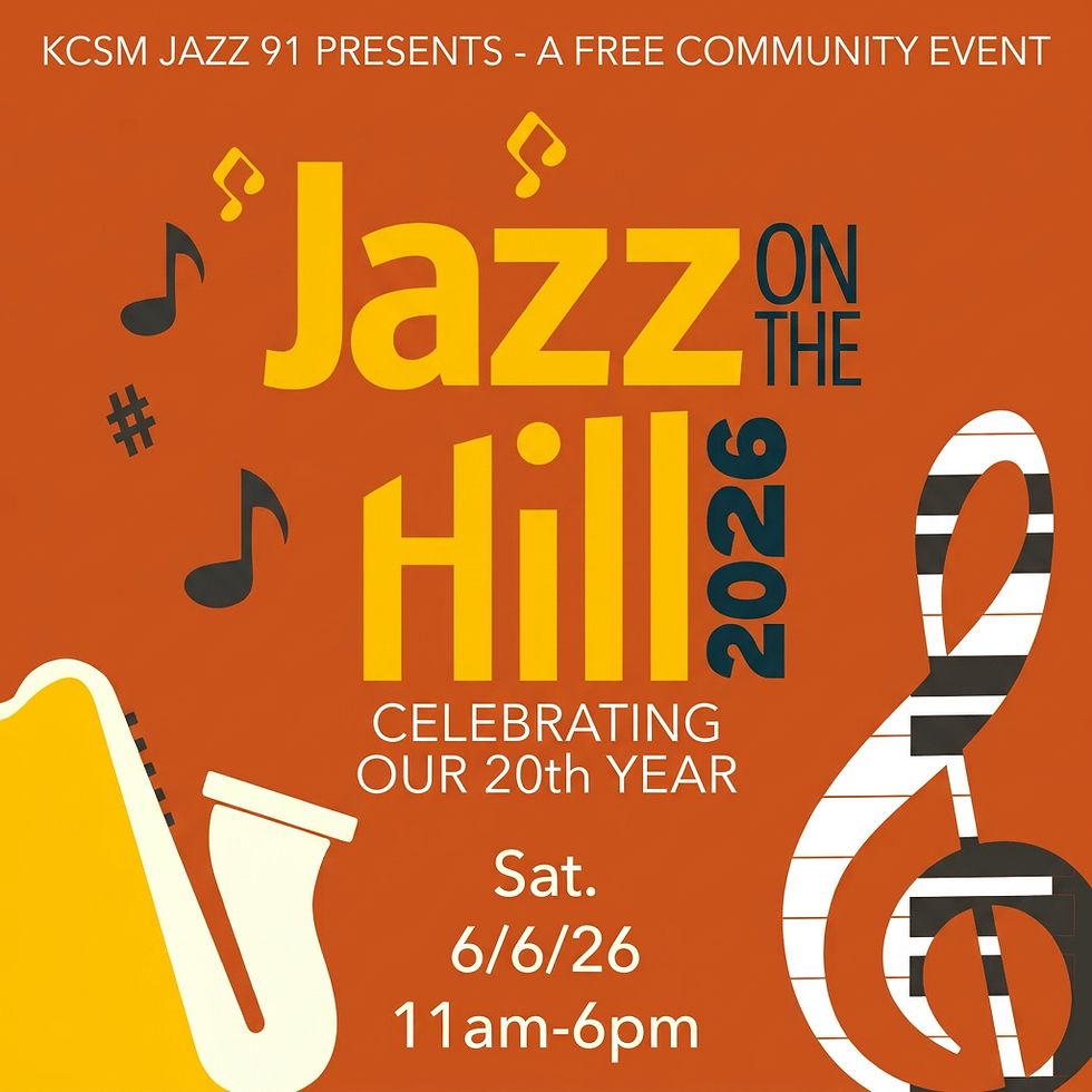 KCSM Jazz 91 Presents: Jazz on the Hill - Celebrating 20 Years