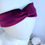 Thumbnail: Women ear warmer - Magenta Velvet