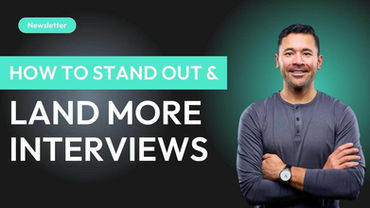 Blog article cover image that says "Do what other don't, Land more interviews"