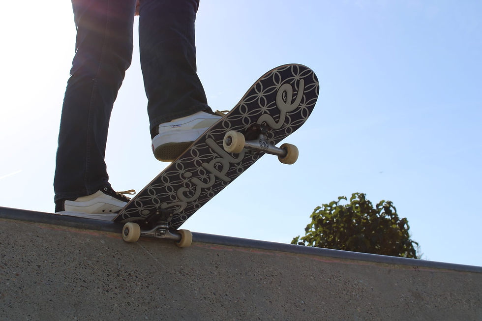 Thumbnail: Drop in on Discipline Shippo Tsunagi Skateboard deck