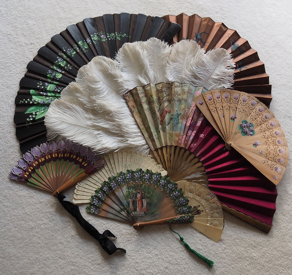 My antique fan collection