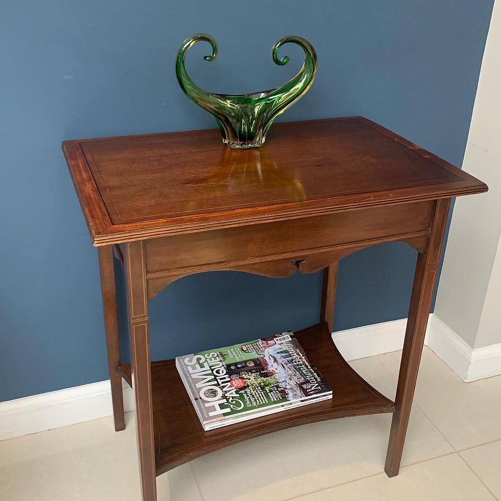 Thumbnail: Antique Mahogany Side Table