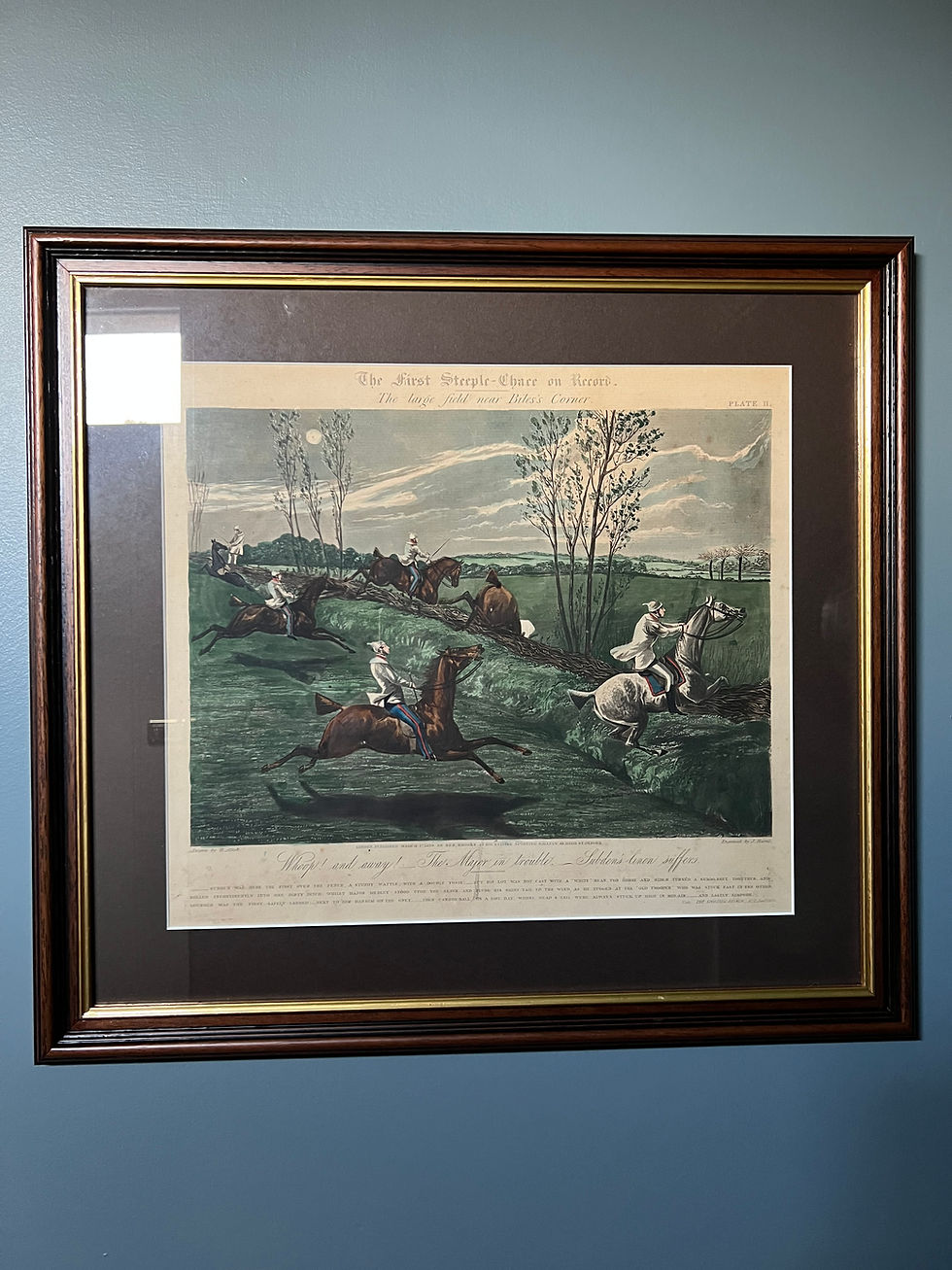 Thumbnail: Henry Alken Hand Coloured Hunting Prints plate 2 front view