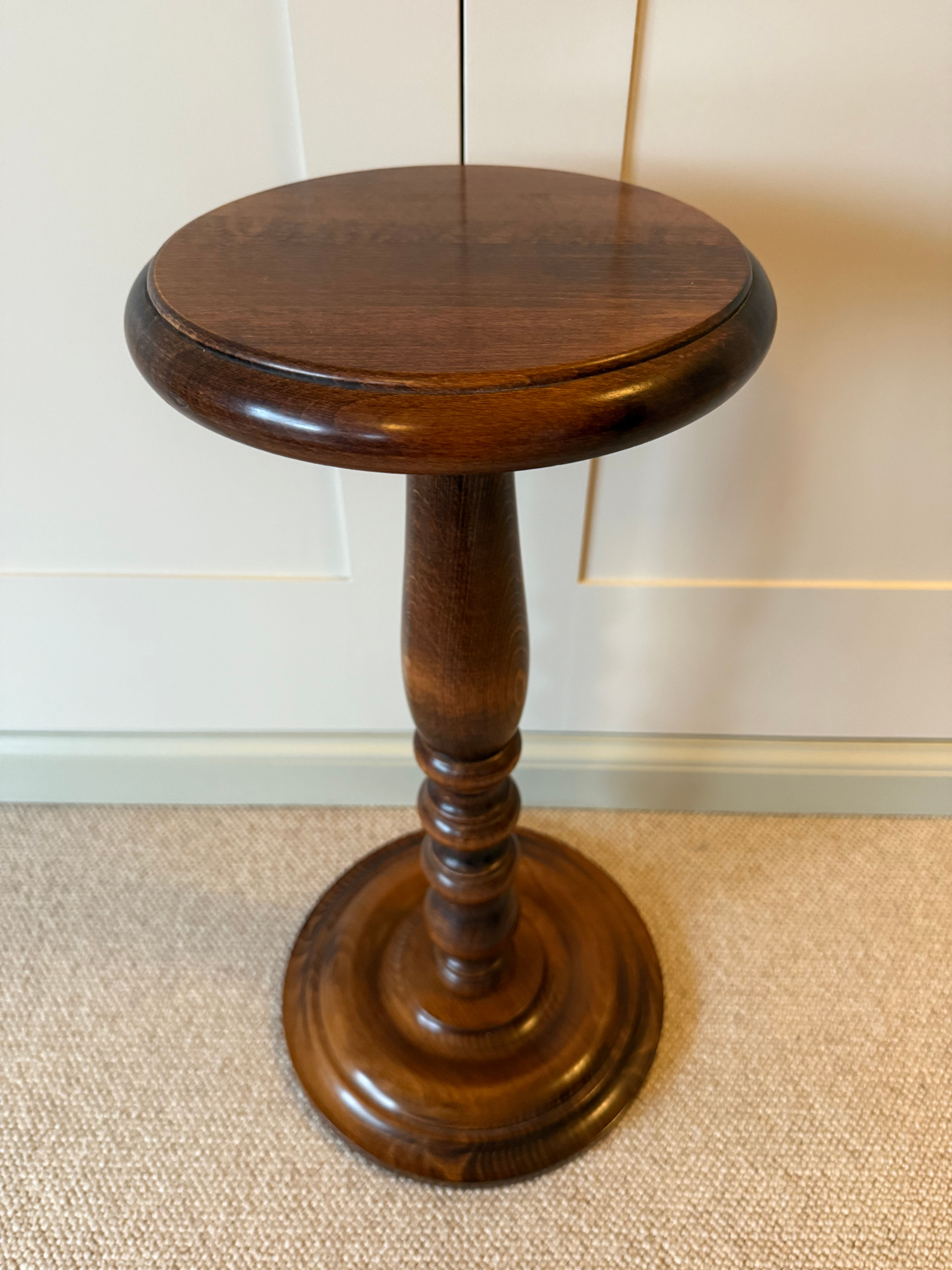 French Pedestal Wine Table or Plant Stand