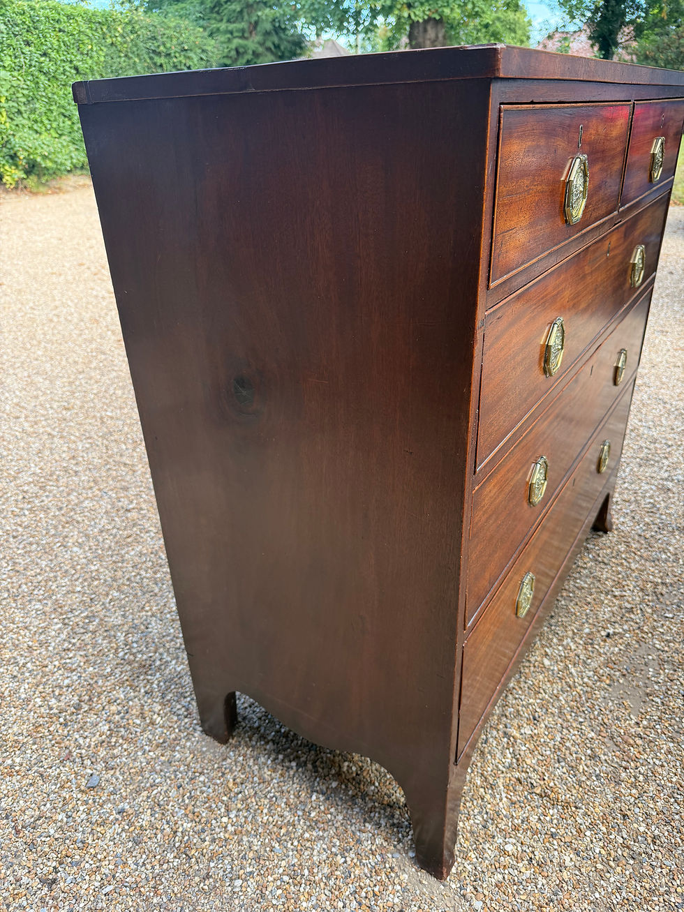 Thumbnail: Antique Georgian Mahogany Chest of Drawers