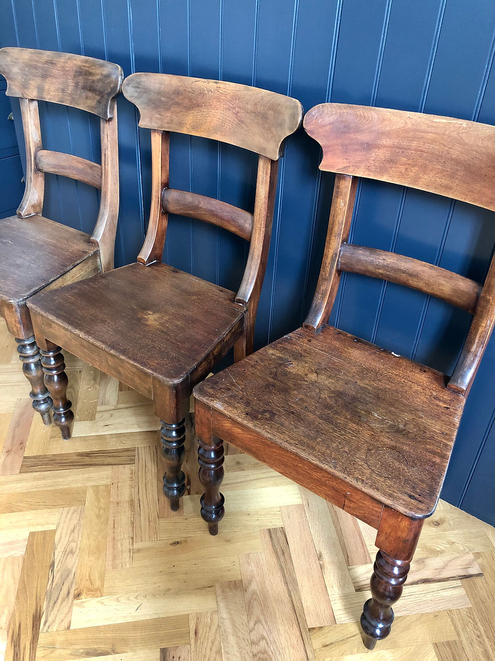 Thumbnail: 19th Century Fruitwood Dining Chairs