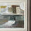 Thumbnail: Mid-century Abstract Swedish Landscape Oil Painting by Bergström