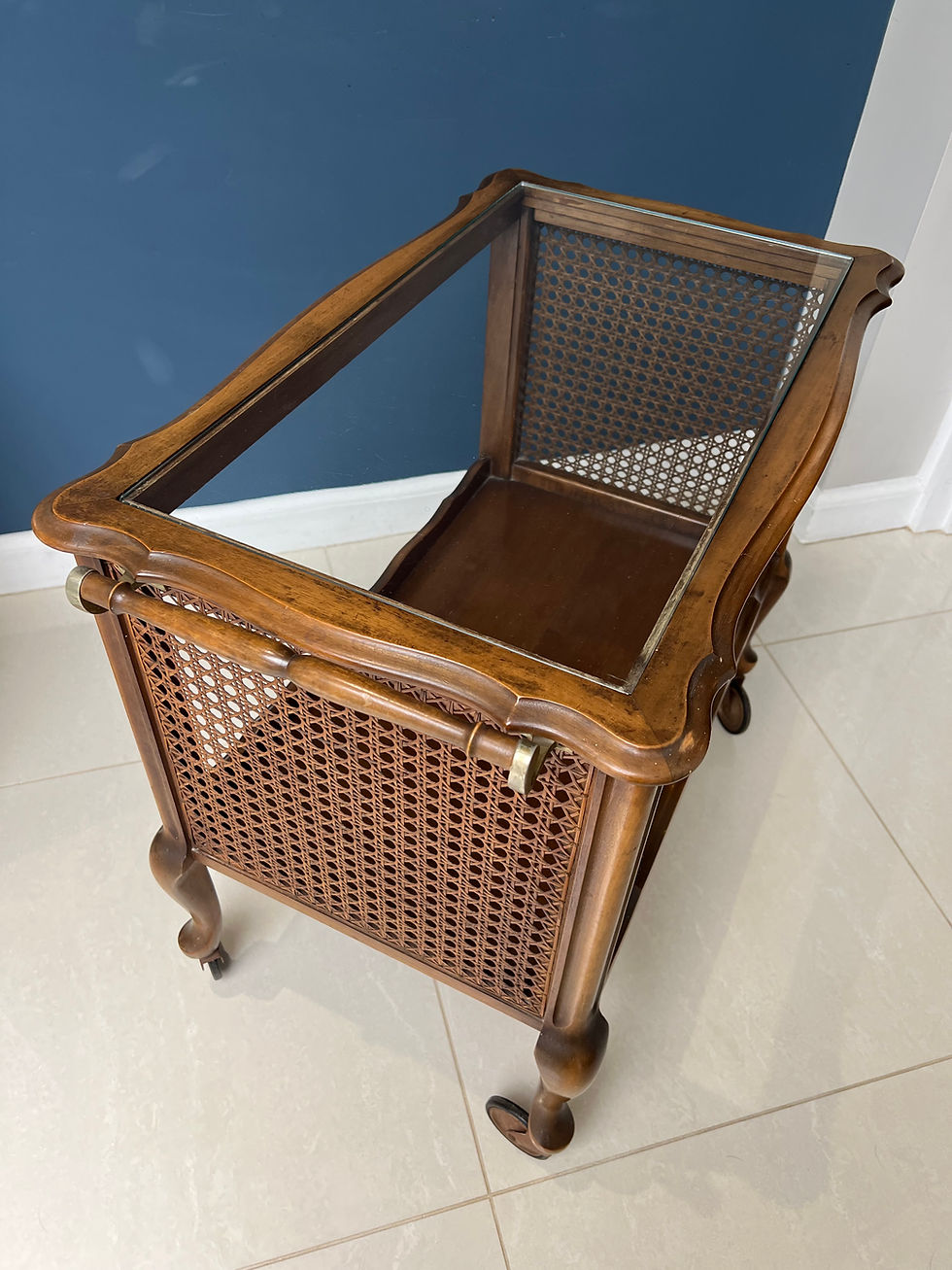 Thumbnail: Vintage Two Tier Drinks Trolley