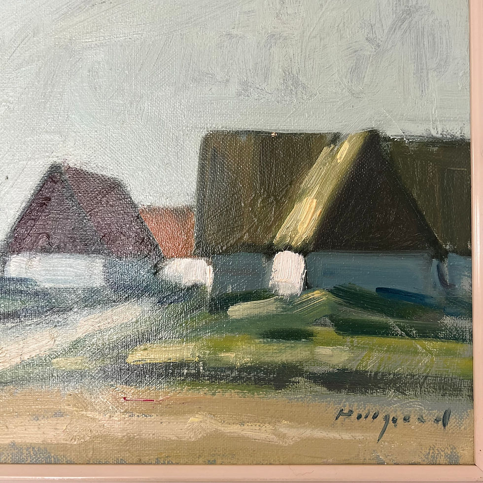 Thumbnail: Landscape Oil Painting by Collectable Swedish Artist Bengt Hillgrund