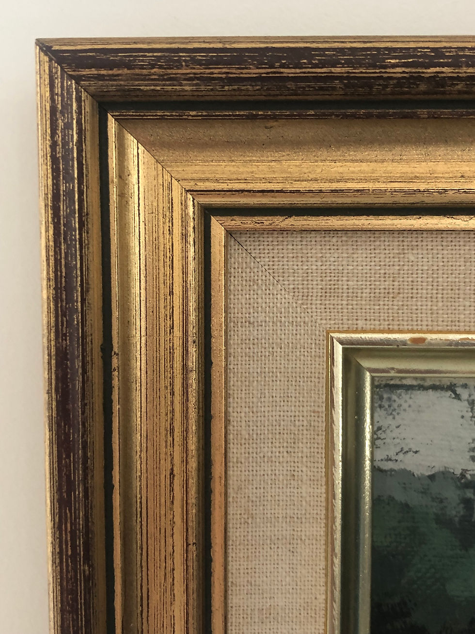 Thumbnail: Vintage Oil Painting of Provance France framed