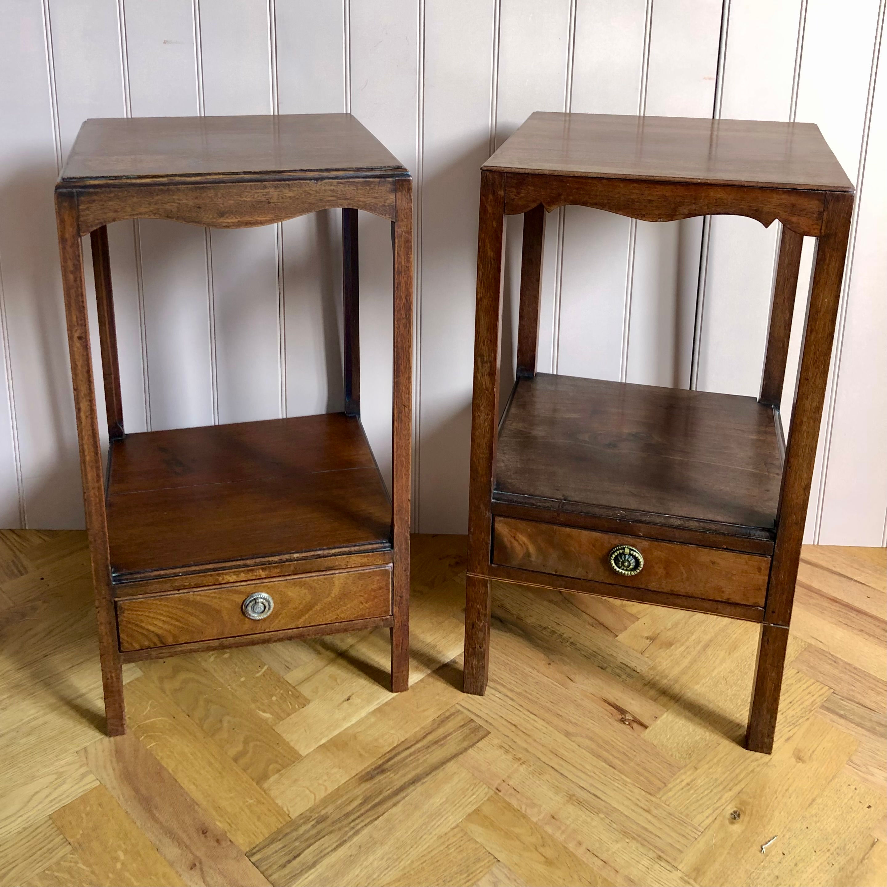 A Pair of Georgian Bedside Tables