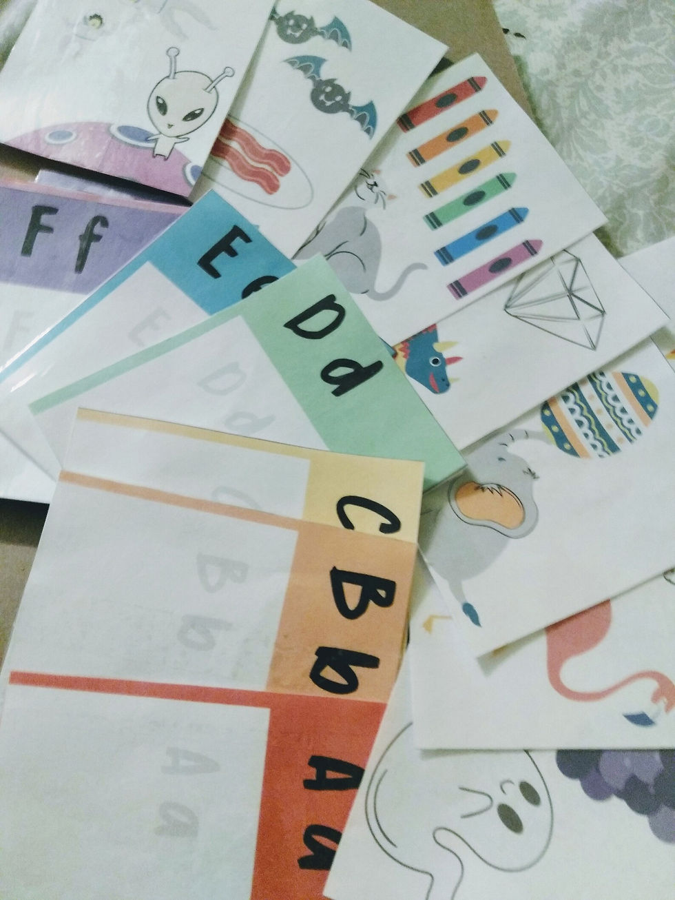 ABC matching game printable digital download