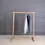 Miniature : Portant vetement bois en longueur– creations bois - Deco Boheme - moitié vide