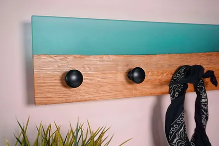 bois - made in france - porte manteaux - fait main