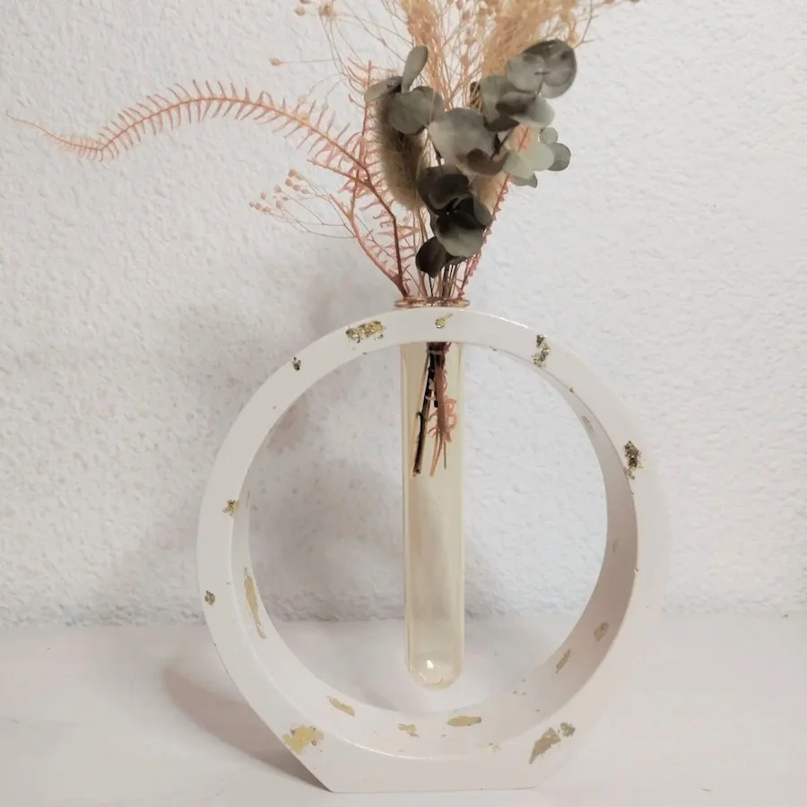 Vase décoratif - Soliflore décoratif - Fait main - Made in France - Décoration intérieur - Idées de décos