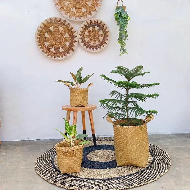Cache pots - Déco jardin - Déco pot de fleur - Fait main - Made in Indonesia - Décortaion intérieur
