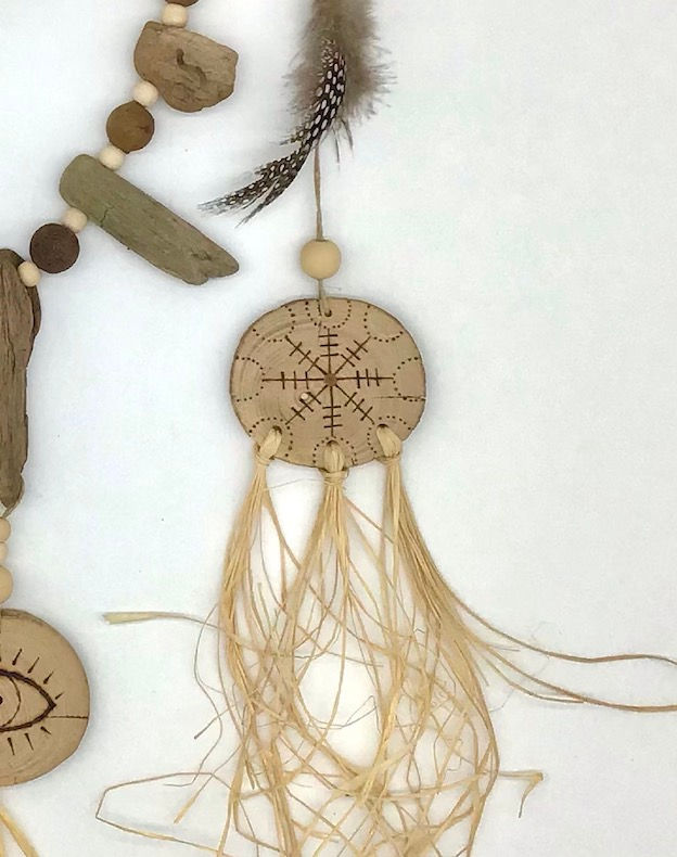 Miniature : Suspension bois – Petite decorations - Deco Boheme - Deco murale - bas droit