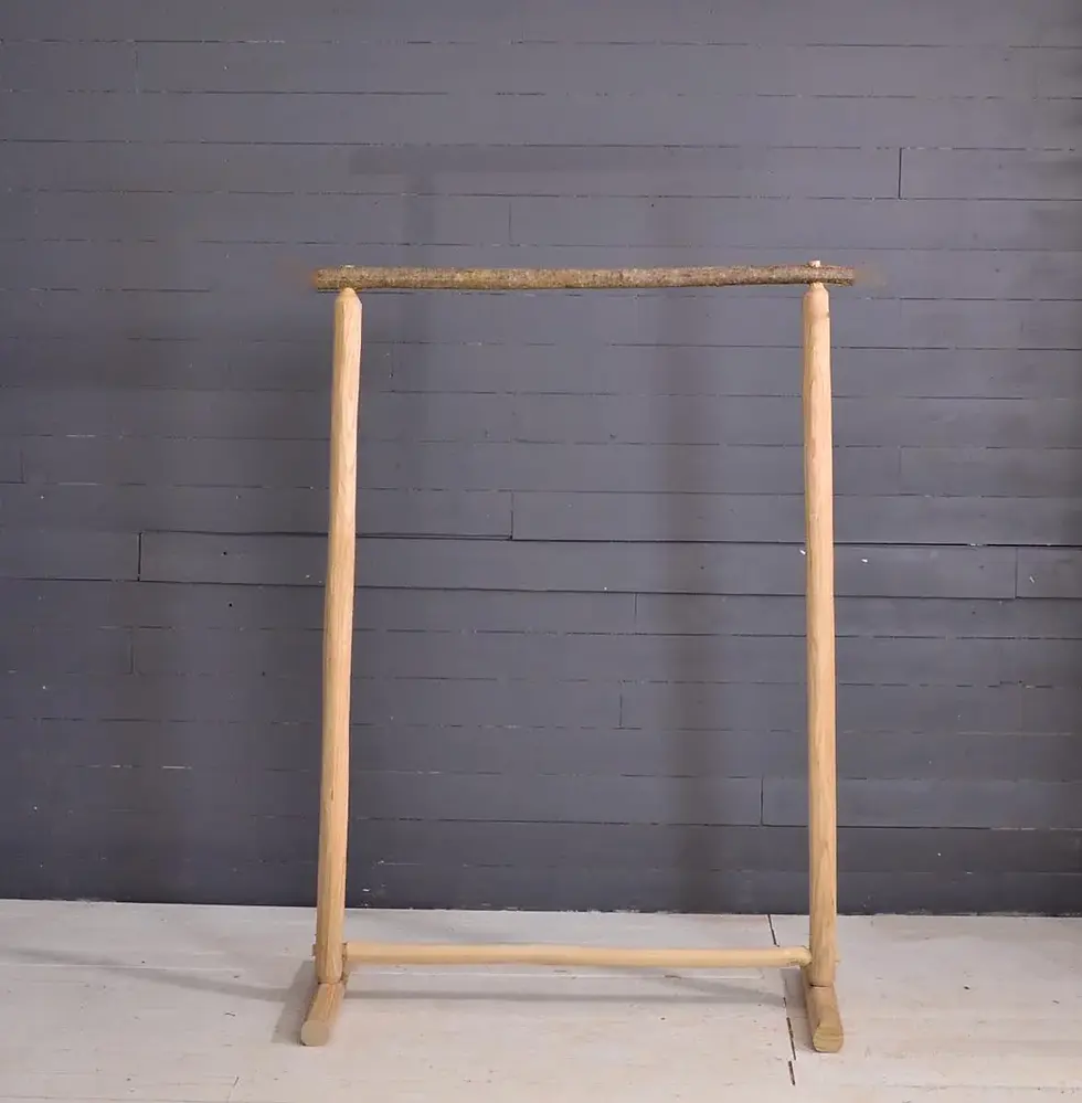 Thumbnail: Portant vetement bois – creations bois - Deco Boheme - Deco bois – mobilier en bois