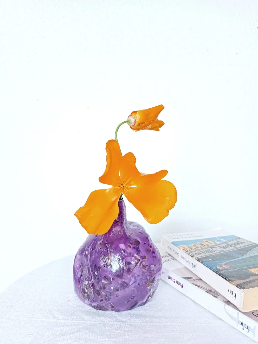 Soliflore Coureaux - Vase à fleurs - Déco salon - Déco maison - Fait main - Made in France - Décoration intérieur