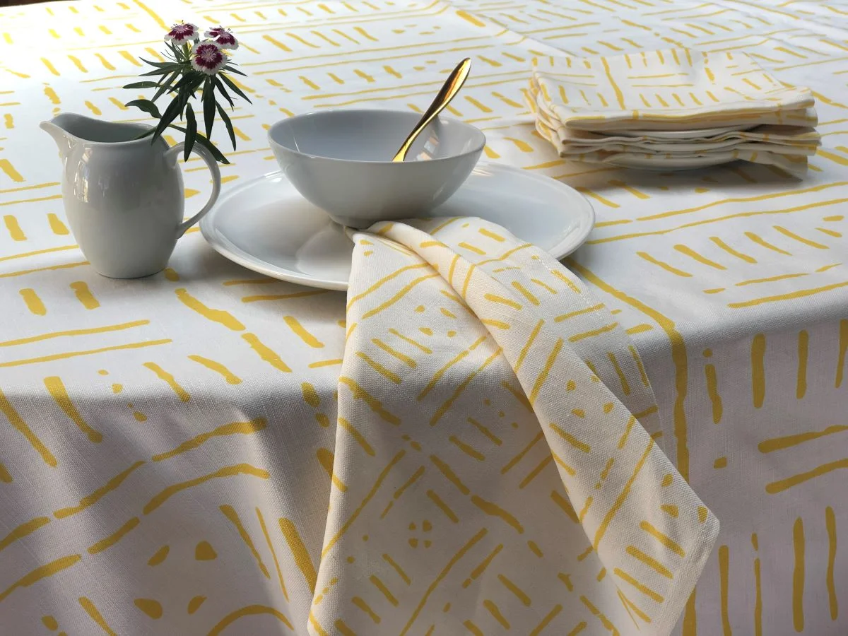 Nappe de table - Serviette de table - Made in France - Fait main - Décoration intérieur - Déco table - Art de la table