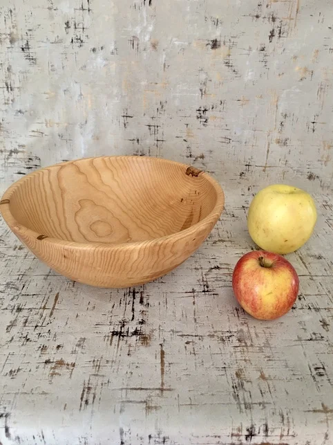 Bol en bois en frêne - Art de la table - déco maison bois - Fait main - Made in France