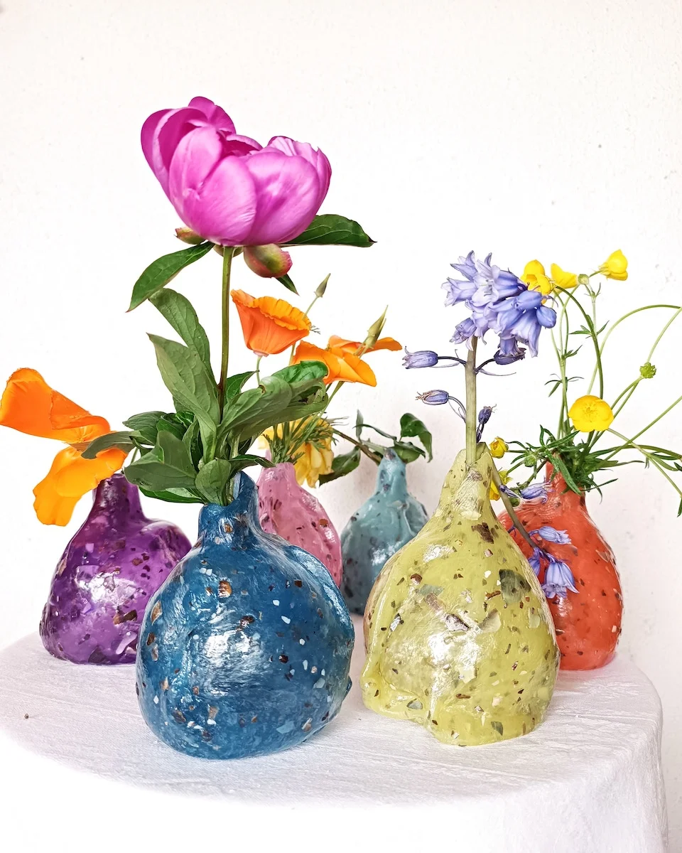 Soliflore colore – Petite decoration – Decrations artisanal – Soliflore ceramique – Vase fleur