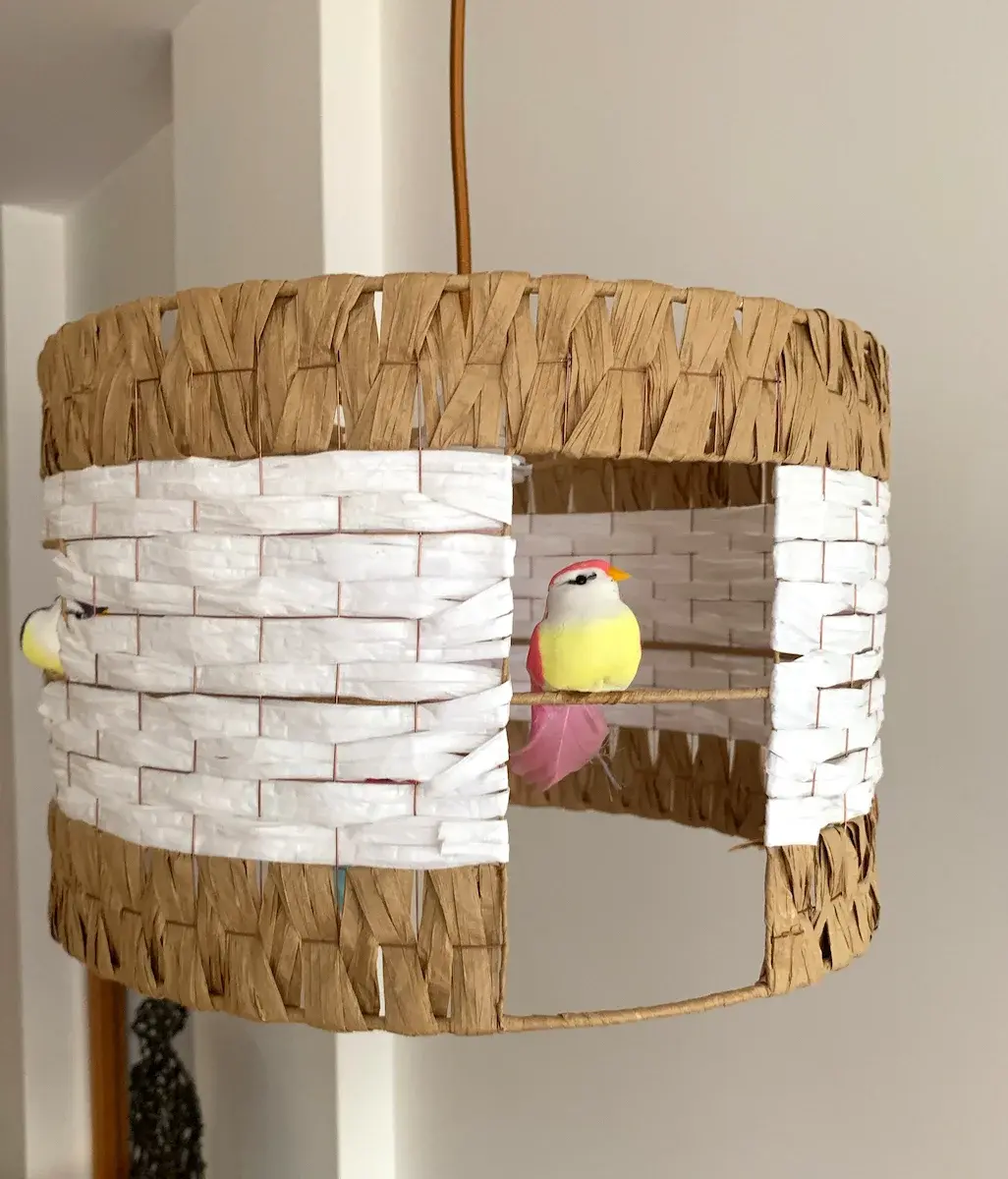 Abat jour – Luminaire deco – Suspension luminaire – Cage decorative – Deco maison – Style Nature