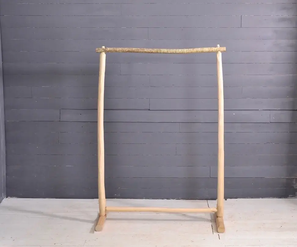 Portant vetement bois – creations bois - Deco Boheme - Deco bois – mobilier en bois