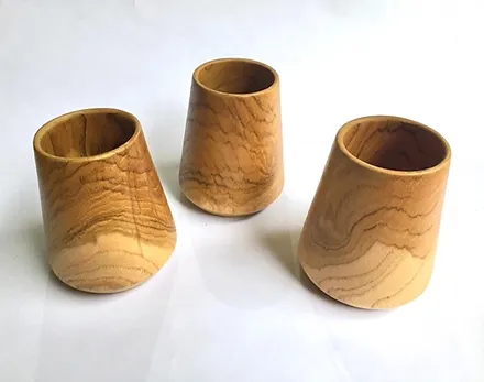 bois - made in france - vase - fait main