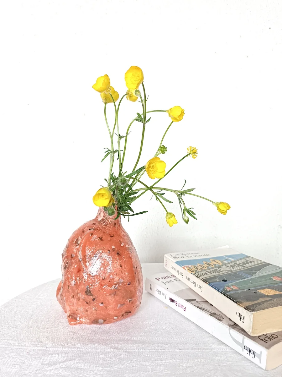 Soliflore Coureaux - Vase décoratif - Fait main - Made in France - Déco fleur - Art de la table