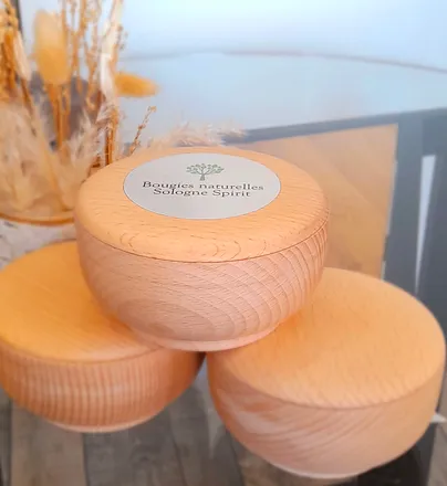 deco interieur - fait main - bougie - Bougie parfumé - Bougies décoratives - Décos bois
