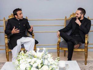 Bukele se reúne en San Salvador con el director del Consejo de Criptomonedas de Pakistán