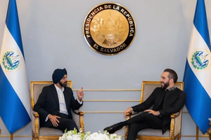 Presidente Bukele se reúne con el presidente del Banco Mundial para fortalecer la cooperación con El Salvador