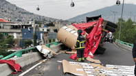 Tráiler se accidenta sobre la México-Pachuca; afectación vial fue de 4 km