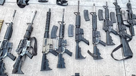 Aseguran arsenal en Badiraguato, Sinaloa